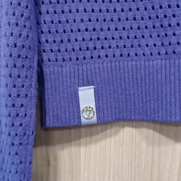 EUC Ivivva Girl's Open Knit-work Sweater Crop top - Picture 5 of 7